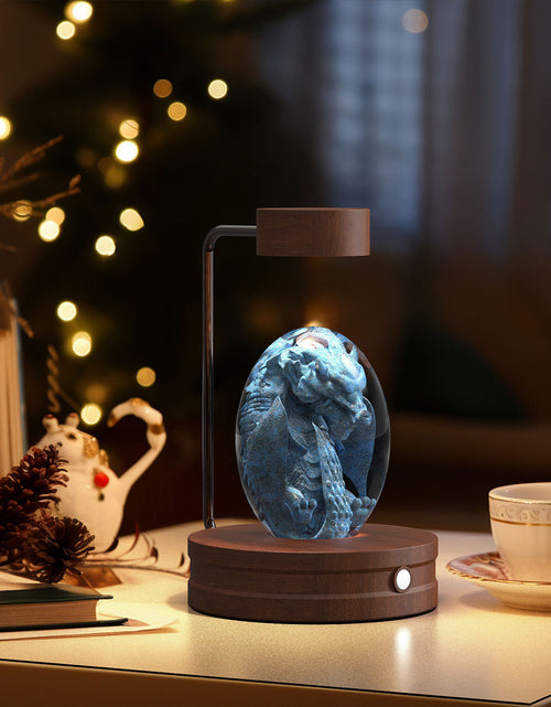 Load image into Gallery viewer, Crystal Ball Cosmic Dinosaur Indoor Night Light USB Power Warm Bedside Light Birthday Gift Night Lamp
