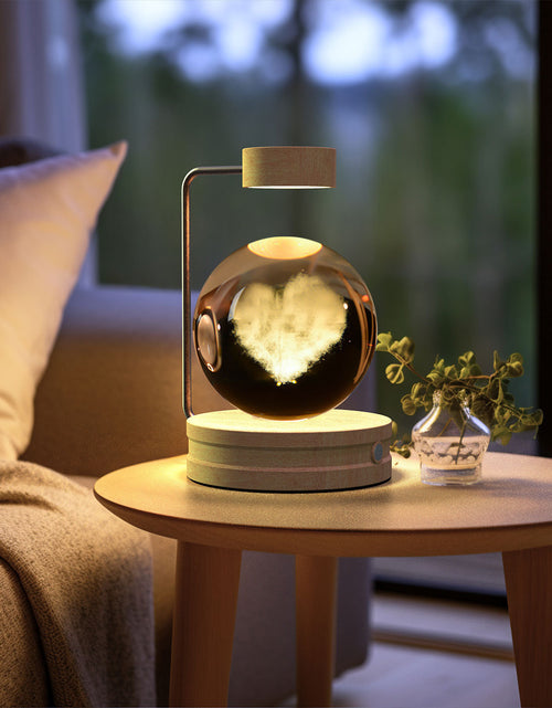 Load image into Gallery viewer, Crystal Ball Cosmic Dinosaur Indoor Night Light USB Power Warm Bedside Light Birthday Gift Night Lamp
