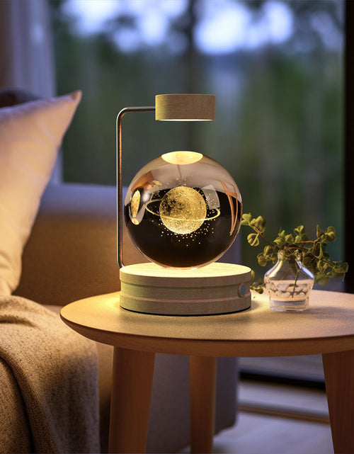 Load image into Gallery viewer, Crystal Ball Cosmic Dinosaur Indoor Night Light USB Power Warm Bedside Light Birthday Gift Night Lamp
