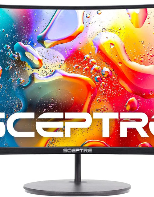 Load image into Gallery viewer, 24&quot; Curved 75Hz Gaming LED Monitor Full HD 1080P HDMI VGA Speakers, VESA Wall Mount Ready Metal Black 2019 (C248W-1920RN)
