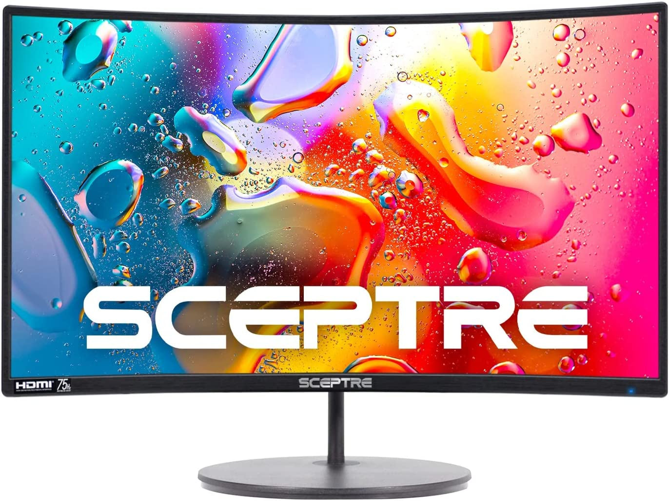 24" Curved 75Hz Gaming LED Monitor Full HD 1080P HDMI VGA Speakers, VESA Wall Mount Ready Metal Black 2019 (C248W-1920RN)