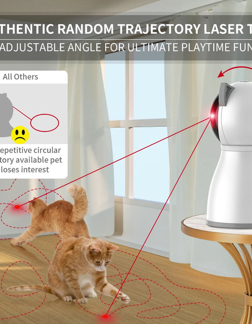 Load image into Gallery viewer, Cat Toys,The 4Th Generation Real Random Trajectory,Motion Activated Rechargeable Automatic Cat Laser Toy,Interactive Cat Toys for Indoor Cats/Kitten/Dogs
