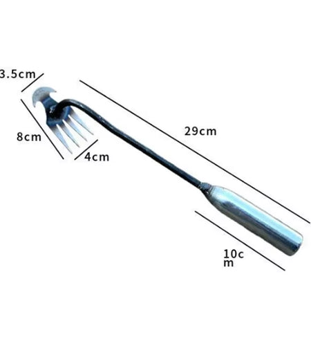 Rootmaster™ 4-In-1 Weeding Tool – Conquer Weeds with Steel Power & Precision!