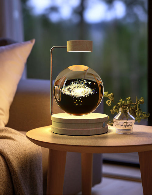 Load image into Gallery viewer, Crystal Ball Cosmic Dinosaur Indoor Night Light USB Power Warm Bedside Light Birthday Gift Night Lamp
