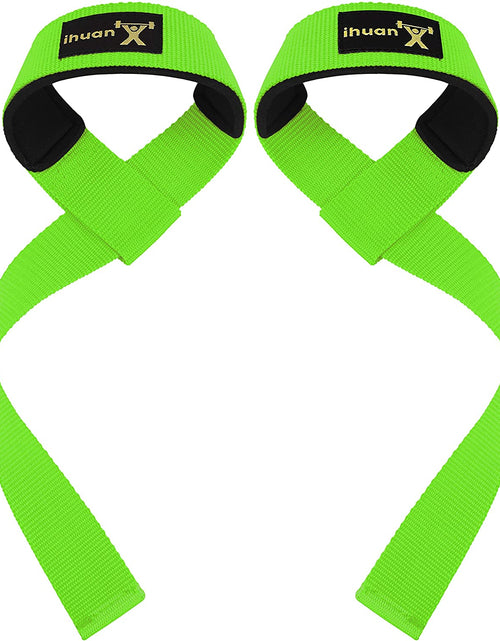 Load image into Gallery viewer, Muñequeras Para Levantamiento Pesas Para Gimnasio Con Soporte Para Agarre Manos
