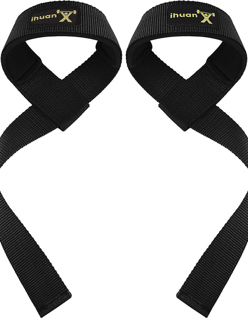 Load image into Gallery viewer, Muñequeras Para Levantamiento Pesas Para Gimnasio Con Soporte Para Agarre Manos
