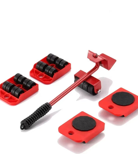 Easyglide Furniture Mover Set – Heavy Lifter Bar & Slider Wheels for Effortless Moving