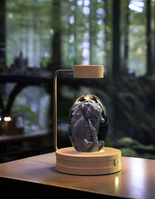 Load image into Gallery viewer, Crystal Ball Cosmic Dinosaur Indoor Night Light USB Power Warm Bedside Light Birthday Gift Night Lamp
