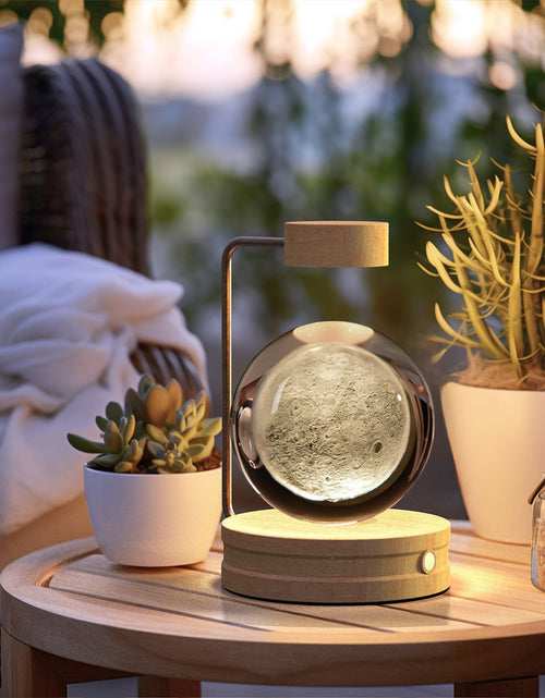 Load image into Gallery viewer, Crystal Ball Cosmic Dinosaur Indoor Night Light USB Power Warm Bedside Light Birthday Gift Night Lamp
