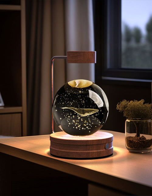 Load image into Gallery viewer, Crystal Ball Cosmic Dinosaur Indoor Night Light USB Power Warm Bedside Light Birthday Gift Night Lamp
