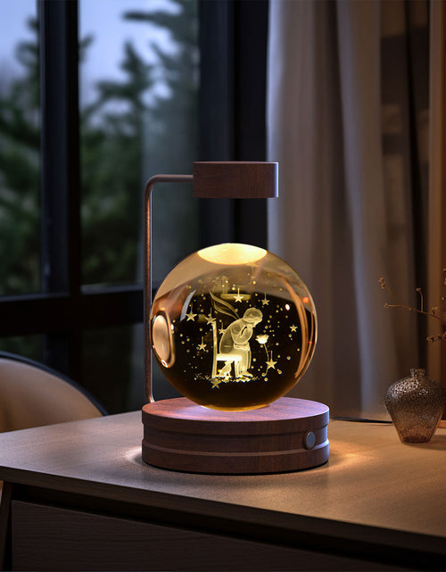 Load image into Gallery viewer, Crystal Ball Cosmic Dinosaur Indoor Night Light USB Power Warm Bedside Light Birthday Gift Night Lamp
