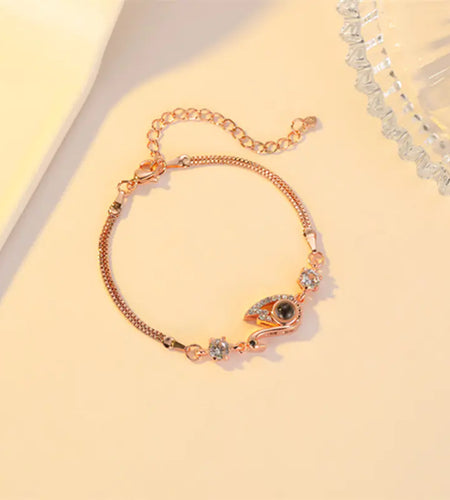 Black Swan Bracelet with Zircon for Fashion Statement