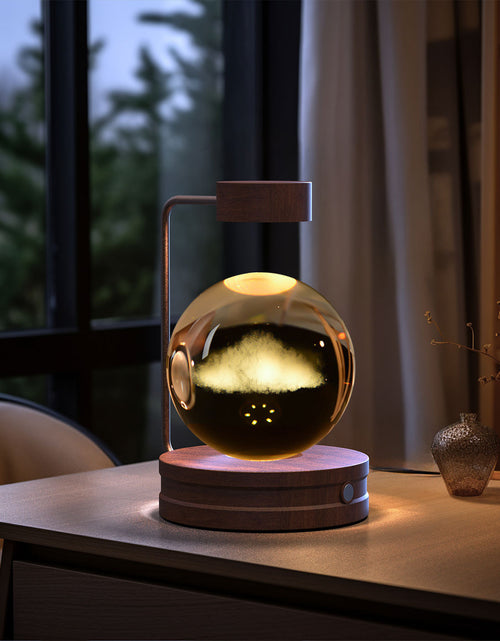 Load image into Gallery viewer, Crystal Ball Cosmic Dinosaur Indoor Night Light USB Power Warm Bedside Light Birthday Gift Night Lamp
