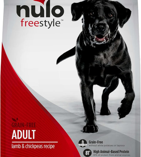 Adult Dog Food: Grain Free, All Natural Dry Pet Kibble for Large and Small Breed Dogs - Lamb, Salmon, or Turkey Recipe