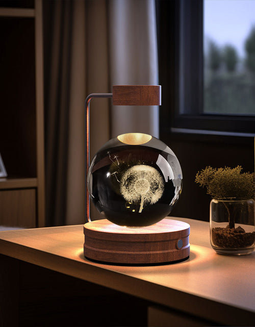 Load image into Gallery viewer, Crystal Ball Cosmic Dinosaur Indoor Night Light USB Power Warm Bedside Light Birthday Gift Night Lamp
