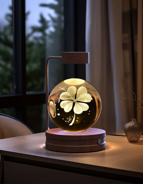 Load image into Gallery viewer, Crystal Ball Cosmic Dinosaur Indoor Night Light USB Power Warm Bedside Light Birthday Gift Night Lamp
