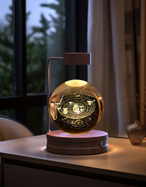 Load image into Gallery viewer, Crystal Ball Cosmic Dinosaur Indoor Night Light USB Power Warm Bedside Light Birthday Gift Night Lamp
