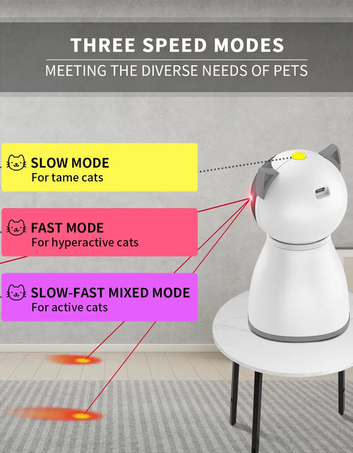 Load image into Gallery viewer, Cat Toys,The 4Th Generation Real Random Trajectory,Motion Activated Rechargeable Automatic Cat Laser Toy,Interactive Cat Toys for Indoor Cats/Kitten/Dogs
