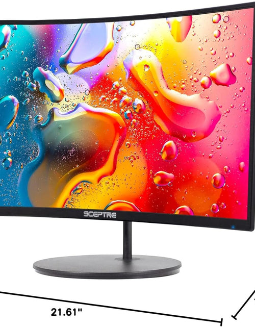 Load image into Gallery viewer, 24&quot; Curved 75Hz Gaming LED Monitor Full HD 1080P HDMI VGA Speakers, VESA Wall Mount Ready Metal Black 2019 (C248W-1920RN)
