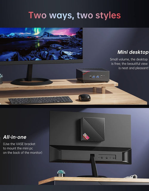 Load image into Gallery viewer, ACEMAGICIAN [Dual LAN Mini Gaming PC AMD Ryzen 7 5800U Mini PC 16GB DDR4 512G...
