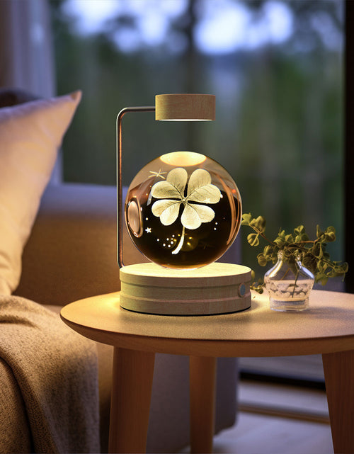 Load image into Gallery viewer, Crystal Ball Cosmic Dinosaur Indoor Night Light USB Power Warm Bedside Light Birthday Gift Night Lamp
