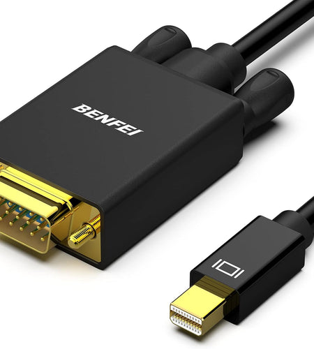Mini Displayport to VGA Cable,  Mini Displayport to VGA 6 Feet Cable (Thunderbolt 2 Compatible) with Macbook Air/Pro, Surface Pro/Dock, Monitor, Projector