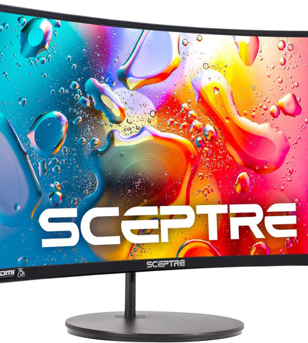 24" Curved 75Hz Gaming LED Monitor Full HD 1080P HDMI VGA Speakers, VESA Wall Mount Ready Metal Black 2019 (C248W-1920RN)