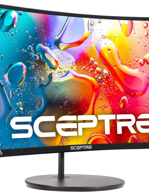 Load image into Gallery viewer, 24&quot; Curved 75Hz Gaming LED Monitor Full HD 1080P HDMI VGA Speakers, VESA Wall Mount Ready Metal Black 2019 (C248W-1920RN)
