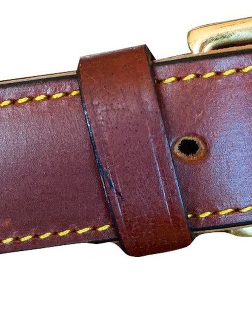 Load image into Gallery viewer, Padded Leather Dog Collar, Large Brown, Real Genuine Leather, 24&quot; Long X 1.5 Wide, Fits Neck Size 18&quot; to 21&quot; Inches
