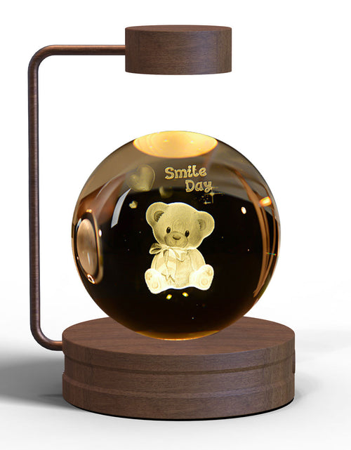Load image into Gallery viewer, Crystal Ball Cosmic Dinosaur Indoor Night Light USB Power Warm Bedside Light Birthday Gift Night Lamp
