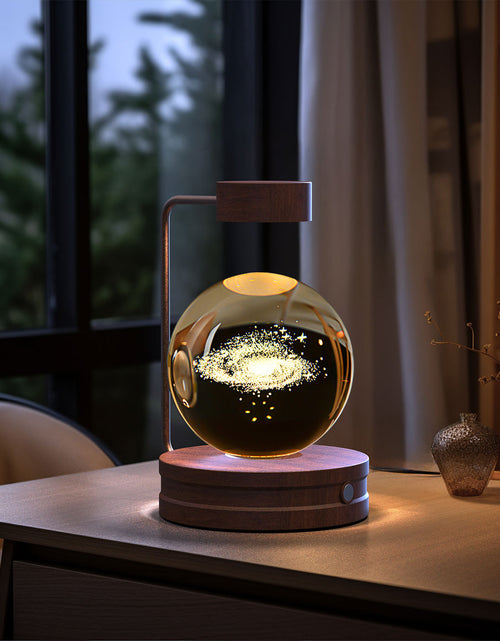 Load image into Gallery viewer, Crystal Ball Cosmic Dinosaur Indoor Night Light USB Power Warm Bedside Light Birthday Gift Night Lamp
